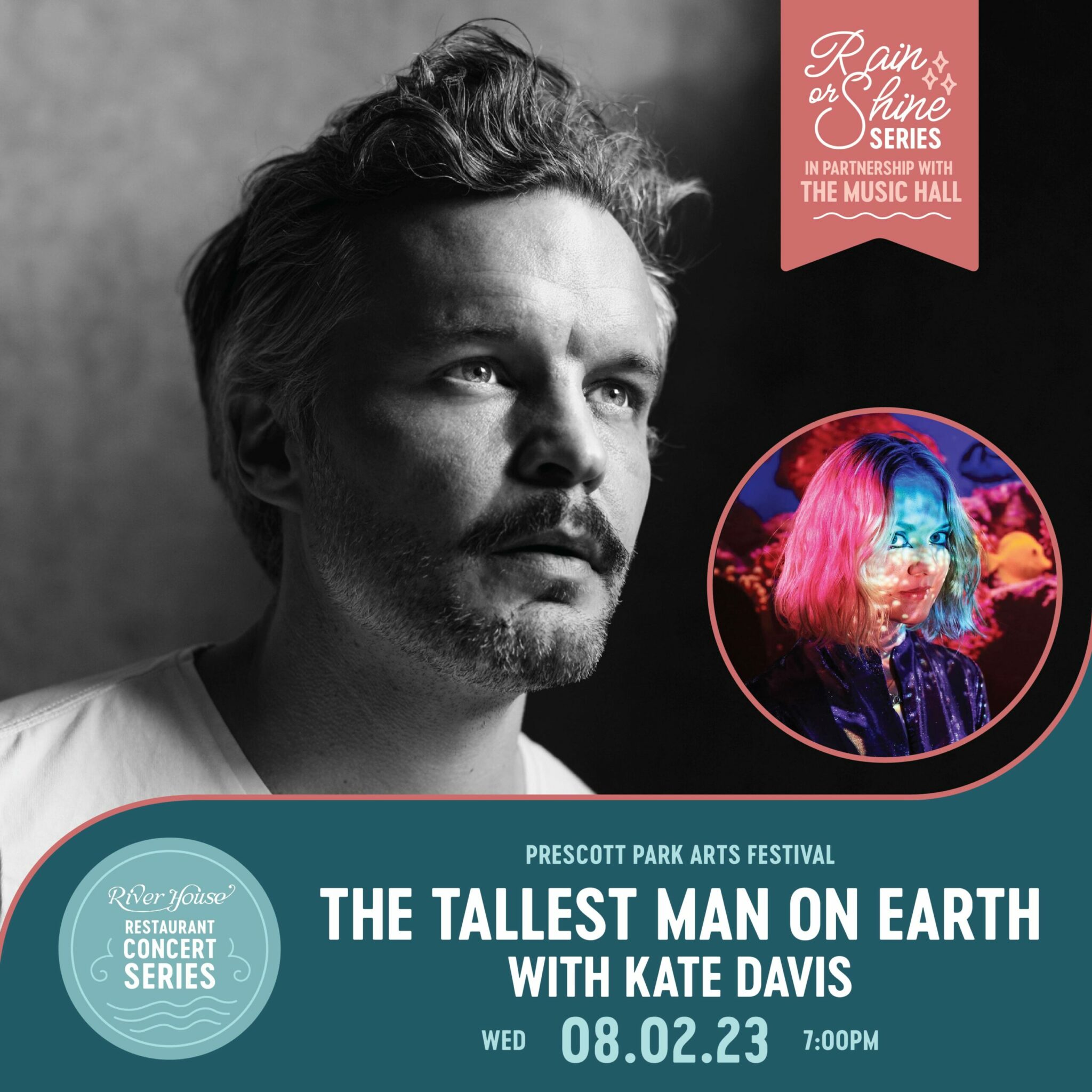 The Tallest Man on Earth with Kate Davis Prescott Park Arts Festival