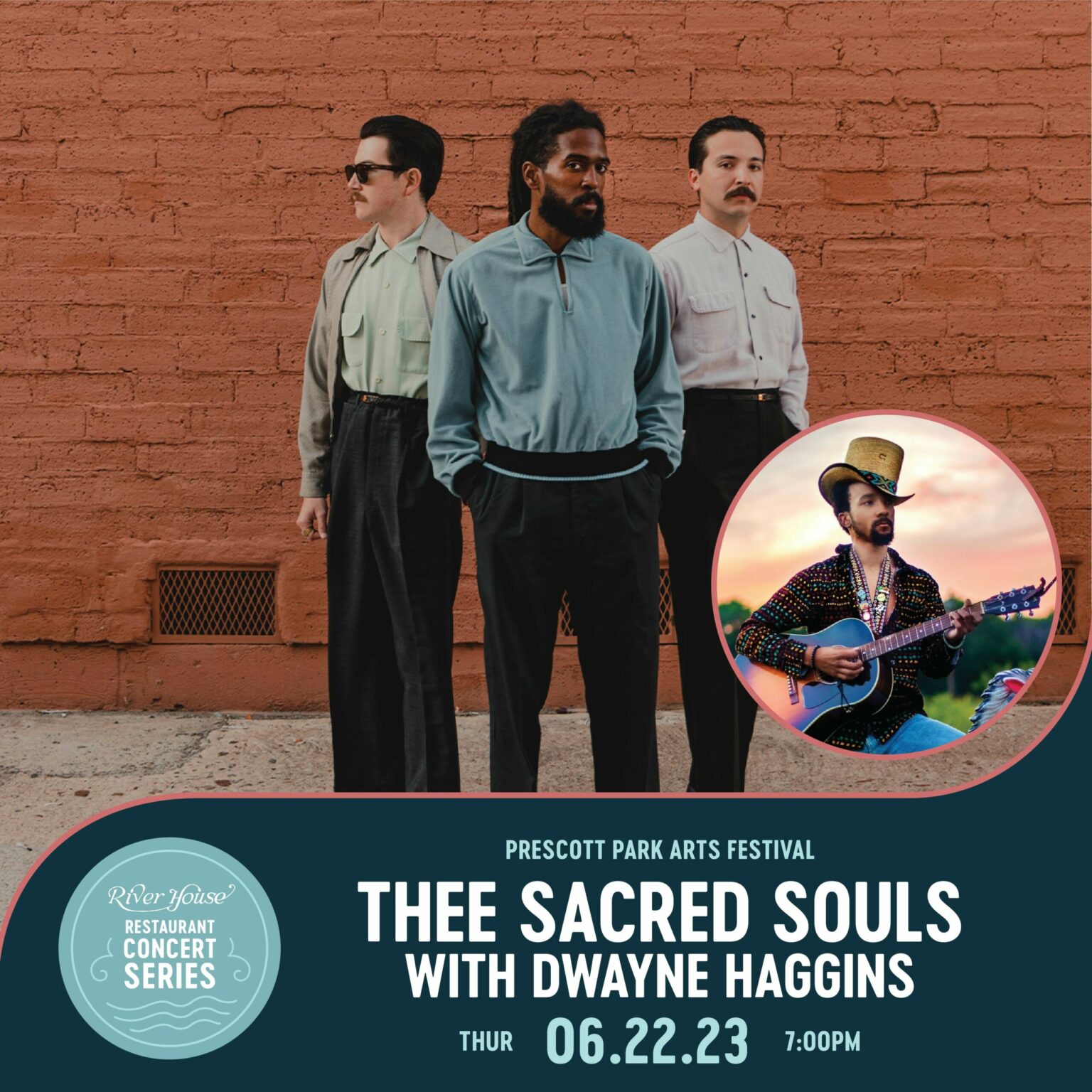 Thee Sacred Souls with Dwayne Haggins Prescott Park Arts Festival